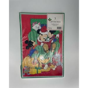 Vintage Walt Disney Christmas Boxes (set of 3 boxes) Still Sealed*